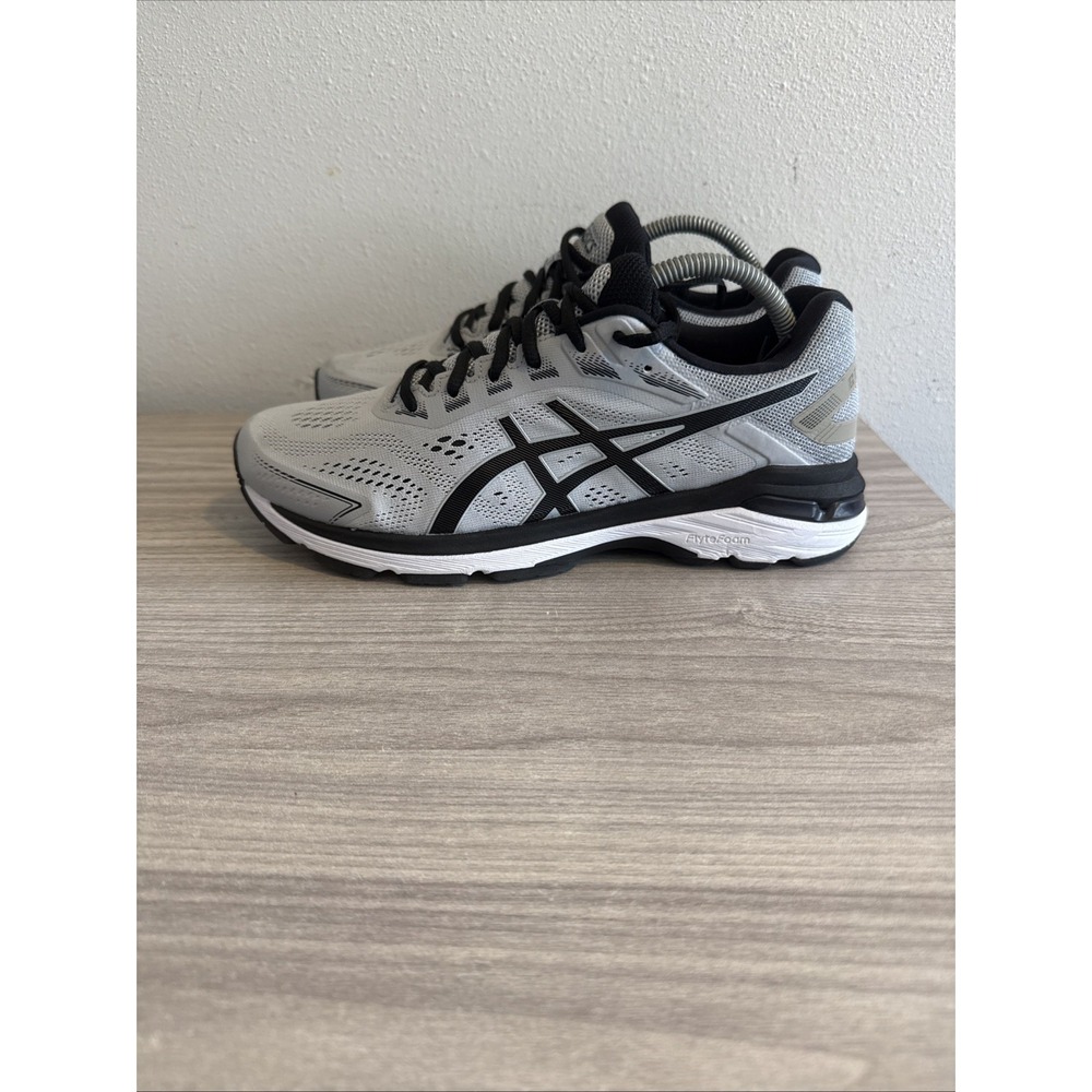 Asics GT-2000 7 Shoes Mens Size 8.5 Gray Sneakers Running Athletic Grey Black